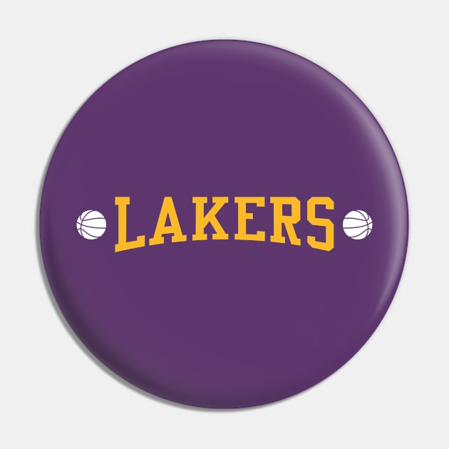 Lakers LA Basketball Pin by theDK9