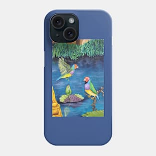 birds on the lake Phone Case