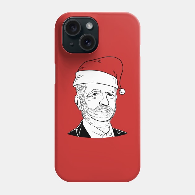 Corbyn Santa Phone Case by dumbshirts