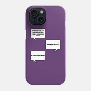 Koreaboo-boo Text Phone Case