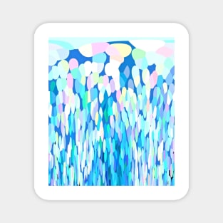 Cotton Candy Abstract Art Magnet