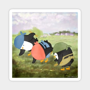 The Penguins Gleaners Art Series Magnet