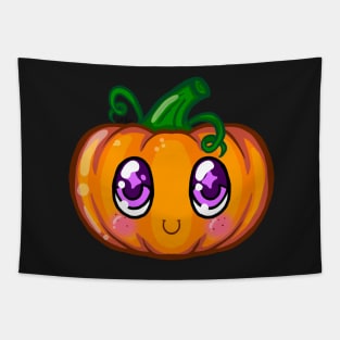 Cute little monster pumpkin Tapestry