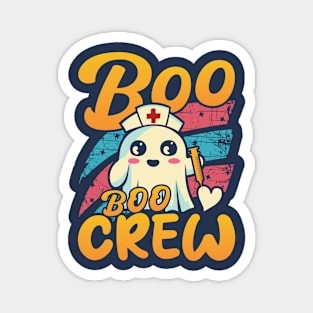 Boo Nurse Ghost Crew Magnet