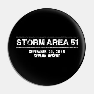 Storm and Raid Area 51 Meme Pin