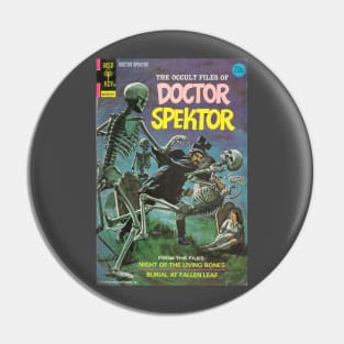 Gold Key Doctor Spektor Comic Book Cover Pin