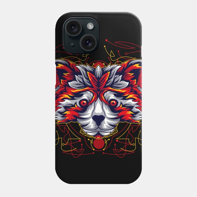 red panda gift Phone Case by SHINIGAMII