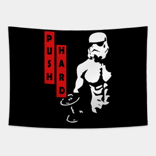 Push hard Tapestry