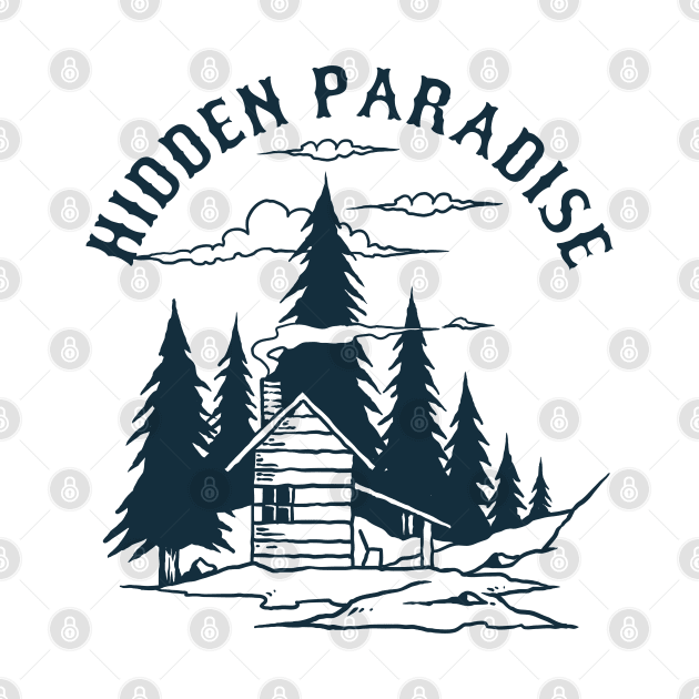 Hidden Paradise forest hut by ShirtyLife