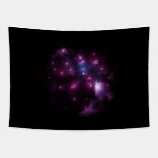 Pink stars in nebula Tapestry