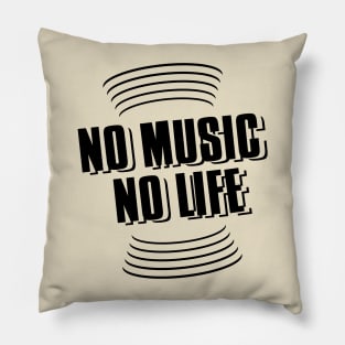 no music no life // Black v Pillow