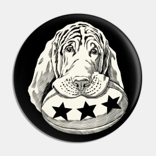 Football Hound Dog Pin