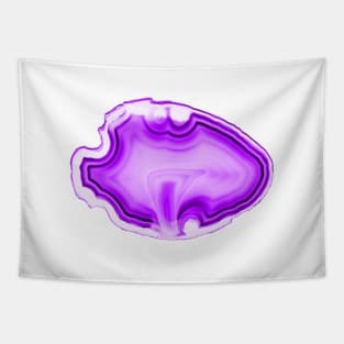 Ultra violet agate stone mineral background Tapestry