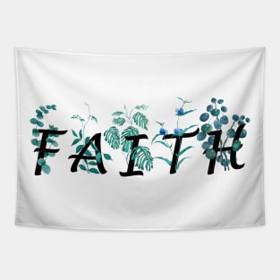 letter faith calligraphy Tapestry