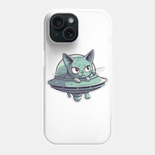 Extraterrestrial Cat Phone Case