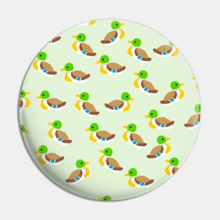 Cute Ducks Pattern Pin