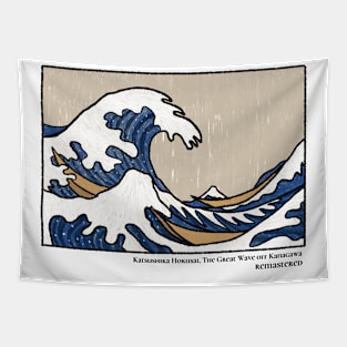 Katsushika Hokusai The Great Wave off Kanagawa Classical Art Memes Tapestry