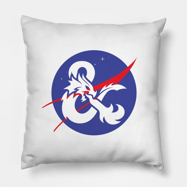 Dungeons And Dragons Nasa Pillow by Dotty42