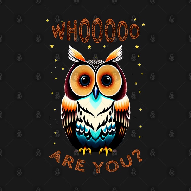 Who Are You? Owl Pun by Mr.PopArts