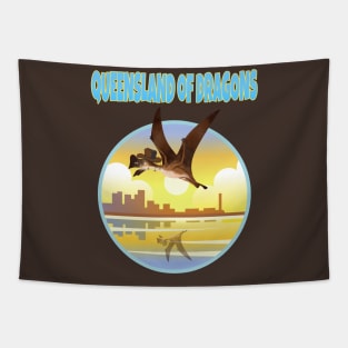 Queensland Dragons Pterodactyls Tapestry