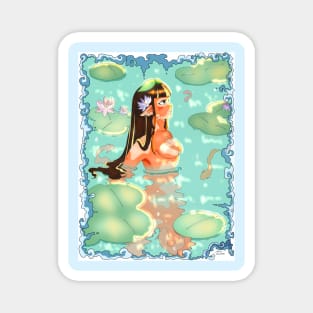 koi girl Magnet