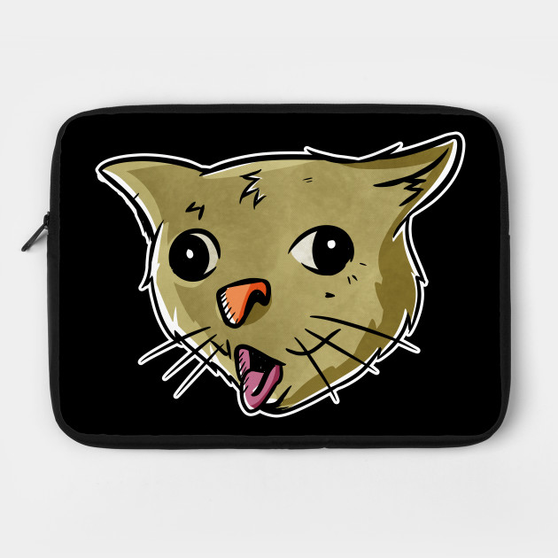 Coughing Cat Meme Shirt Coughing Cat Meme Laptop Case Teepublic