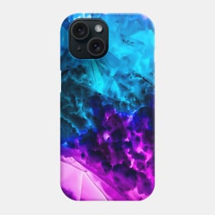 Blue Pink Bath Fizzy Phone Case