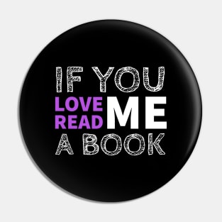 If you love me read me a book Pin