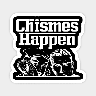 Los Chismes (White) Magnet