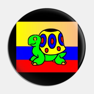 Columbian Turtle Pin