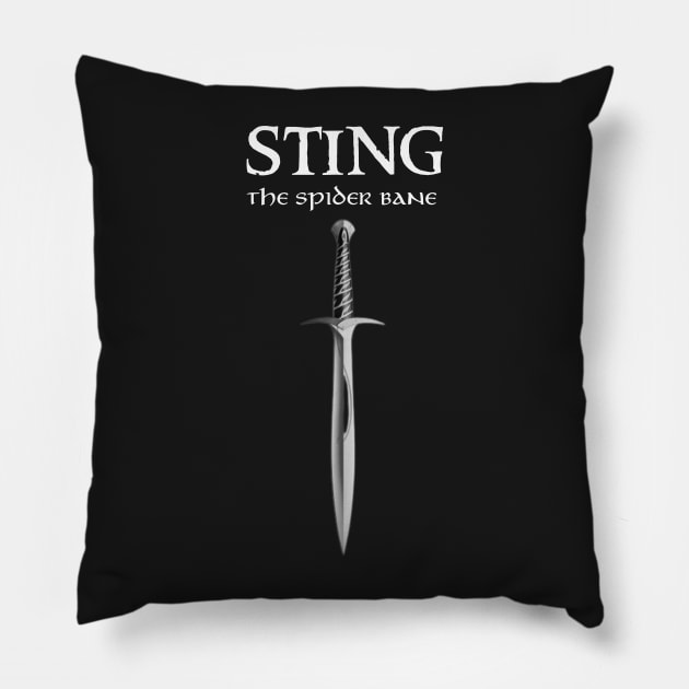 Sting - The Spider Bane - Fantasy Pillow by Fenay-Designs