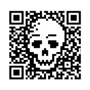 Skull QR Code T-Shirt