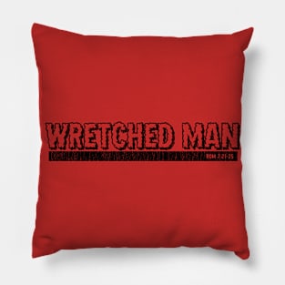 WRETCHED MAN_ATHLETIC Pillow