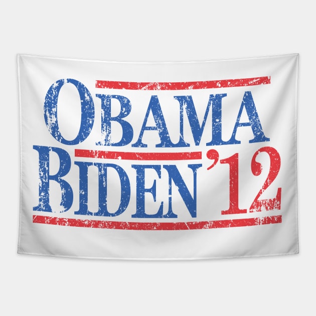 Vintage Obama Biden 12 Tapestry by Etopix