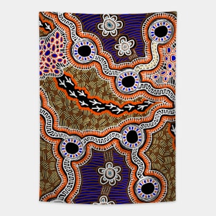 Aboriginal Art - Brolga Dreaming Tapestry