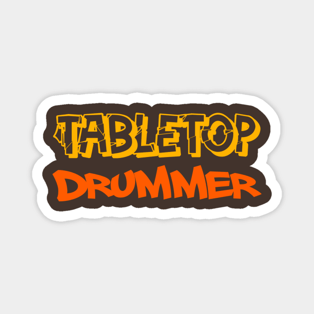 Tabletop Drummer Magnet by AKdesign