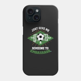 Soccer a Ball a Field Phone Case