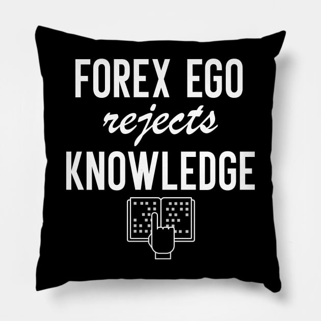 FOREX Ego rejects Knowledge Pillow by BERMA Art