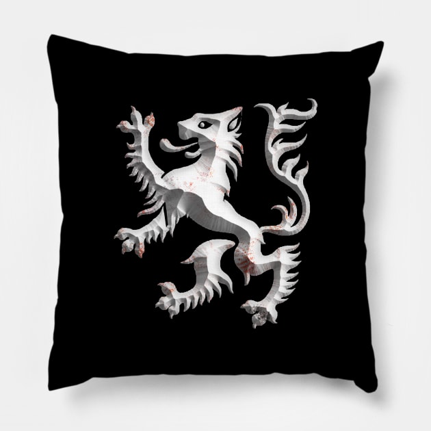 White Lion of andor- Wheel of time Pillow by notthatparker