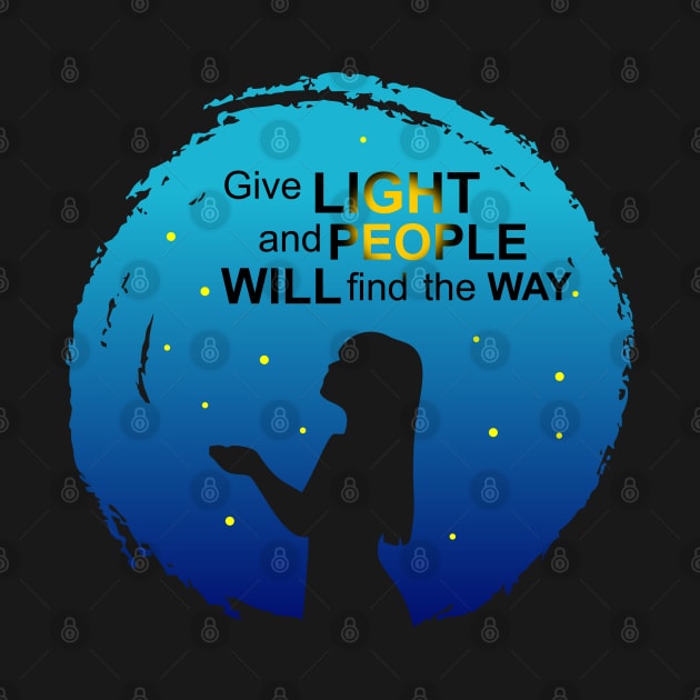 Girl and fireflies quotes by WOW DESIGN