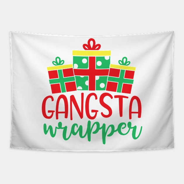 Gangsta Wrapper Tapestry by StarsDesigns