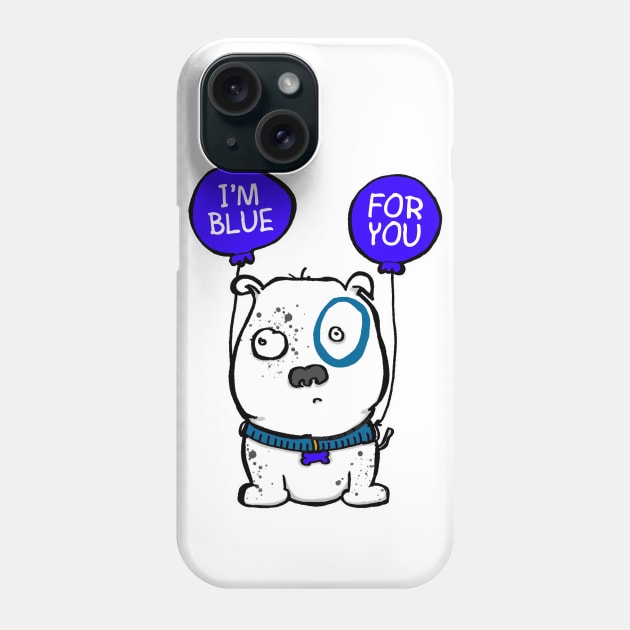 Blue Pooch Phone Case by Vandalay Industries