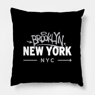 Brooklyn - New York - NYC (v2) Pillow