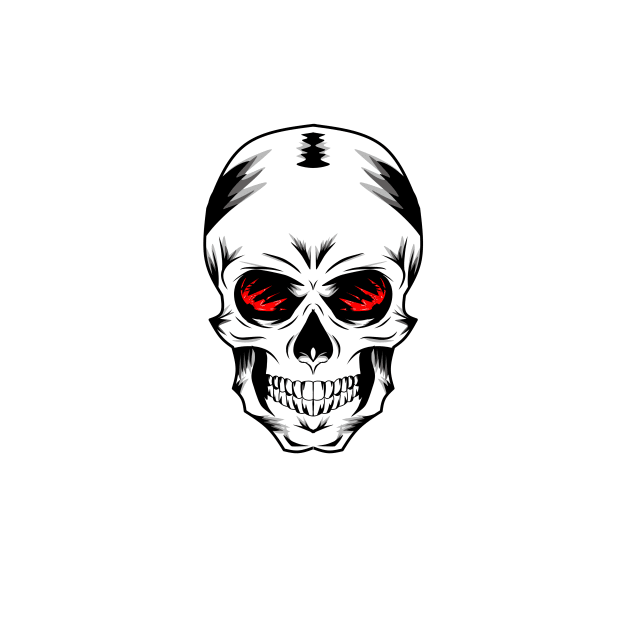 fire eye skull by Innometrics