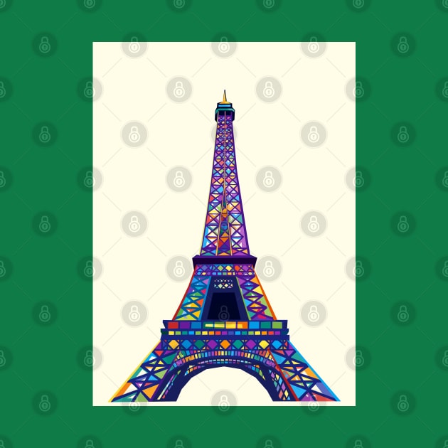 Eiffel Tower Wpap Art by Pure Touch