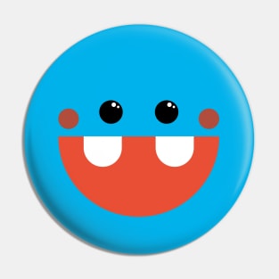 Happy smiley face Pin