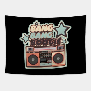 Bang Bang Boogie - Boombox - Ghettoblaster - Pop Art Design Tapestry