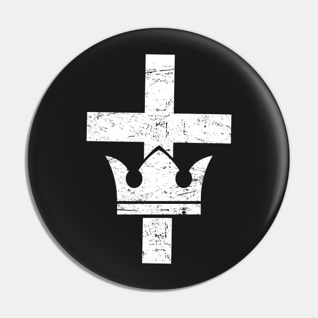 Knights Templar Cross & Crown Pin by MeatMan