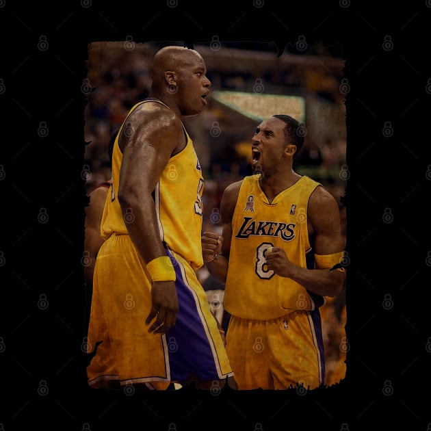 Shaquille O'Neal in Lakers by Milu Milu
