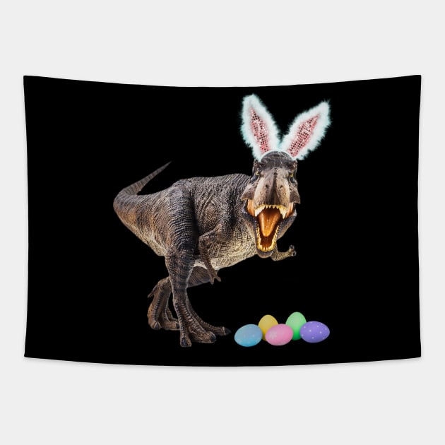 Easter T-Rex Tapestry by Daz Art & Designs